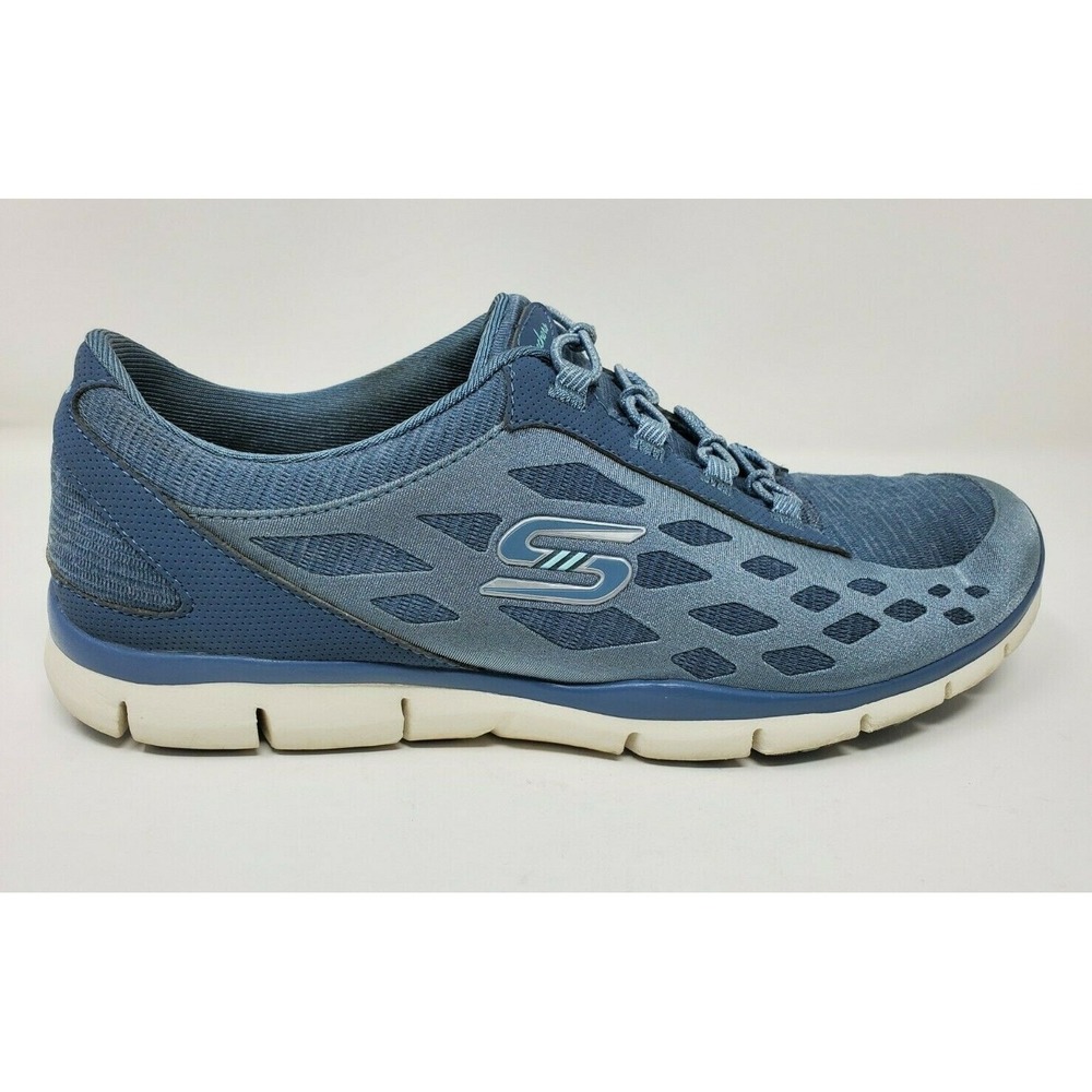 Skechers Womens Gratis This Moment 23361 shoes Teal size 10 - Picture 8 of 13